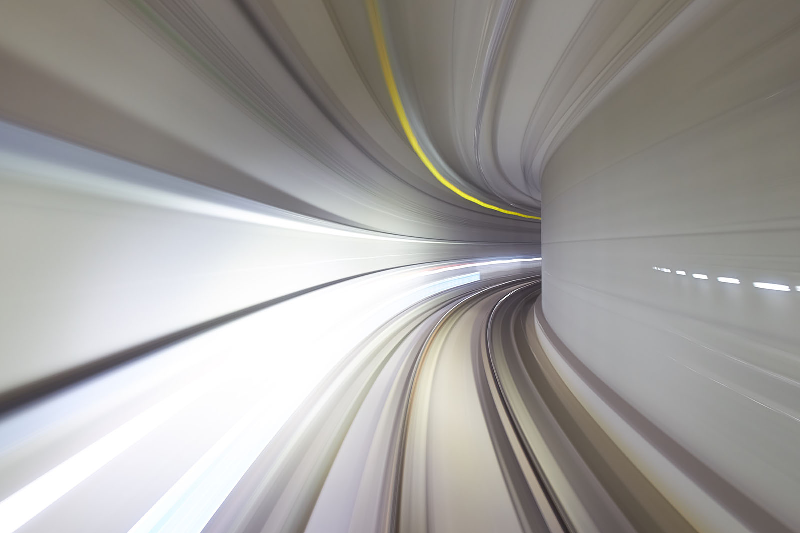 Accelerating through a tunnel
